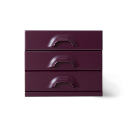 Chest of 3 drawers Mulberry