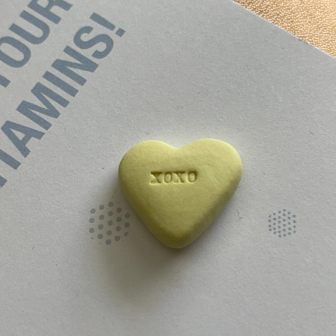 Candy Heart Pin - XOXO