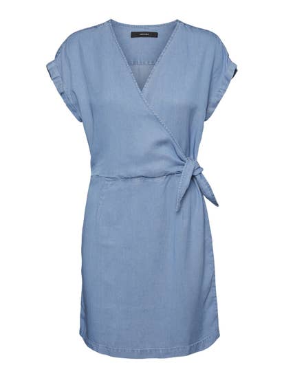 Wrap dress - blue