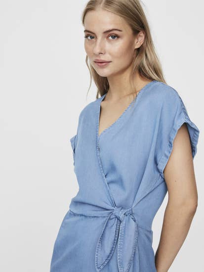 Wrap dress - blue