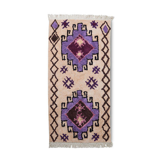 Bohemian style  large bath mat rug