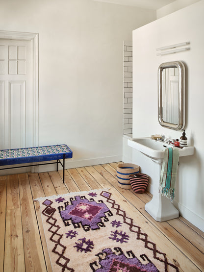 Bohemian style  large bath mat rug