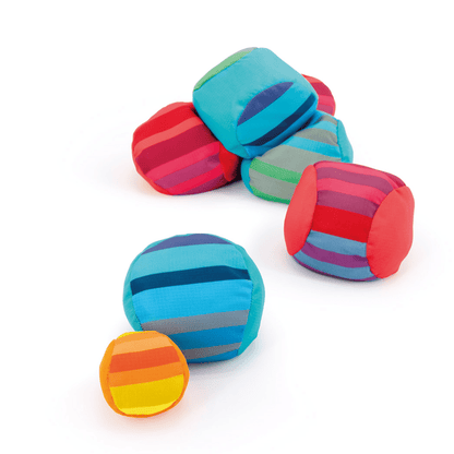 set of weighted balls for outdoor and indoor boccia game play