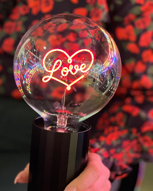 Portable table lamp LOVE