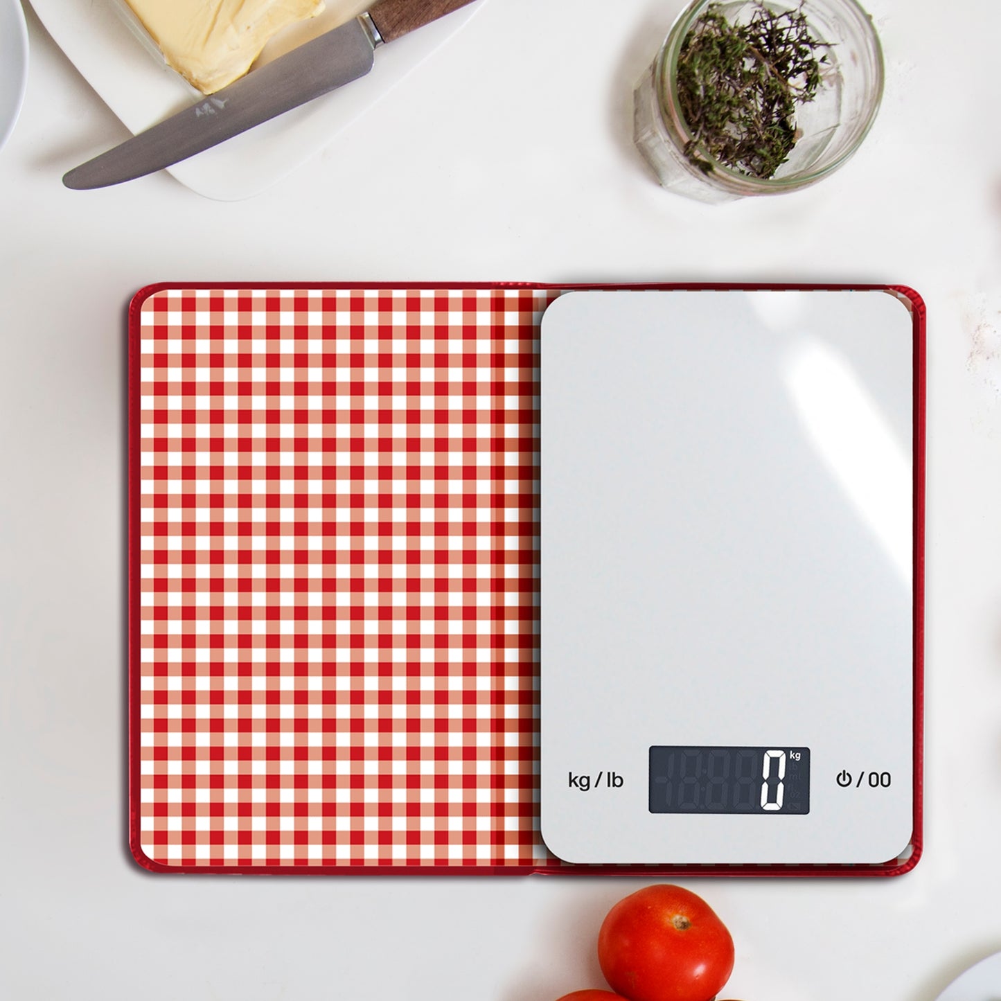 Kitchen scale cook book