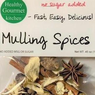 mulling spices in a bag