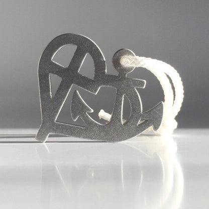faith love and hope symbol in a pendant
