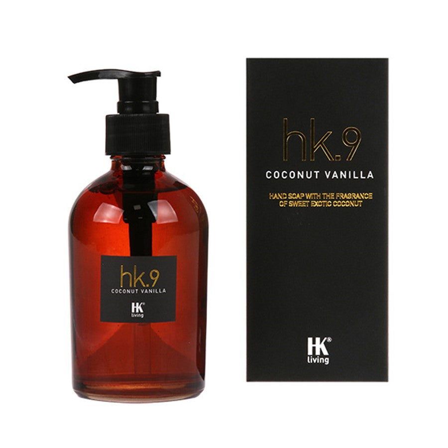 liquid hand soap in posh amber bottle with black gift box