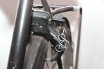key chain of bike made of recycled metal in a bike lock