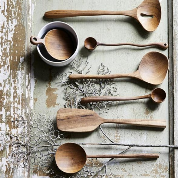 set of wooden spoons