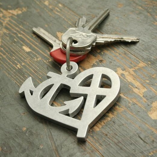 faith love hope pendant or key chain holder