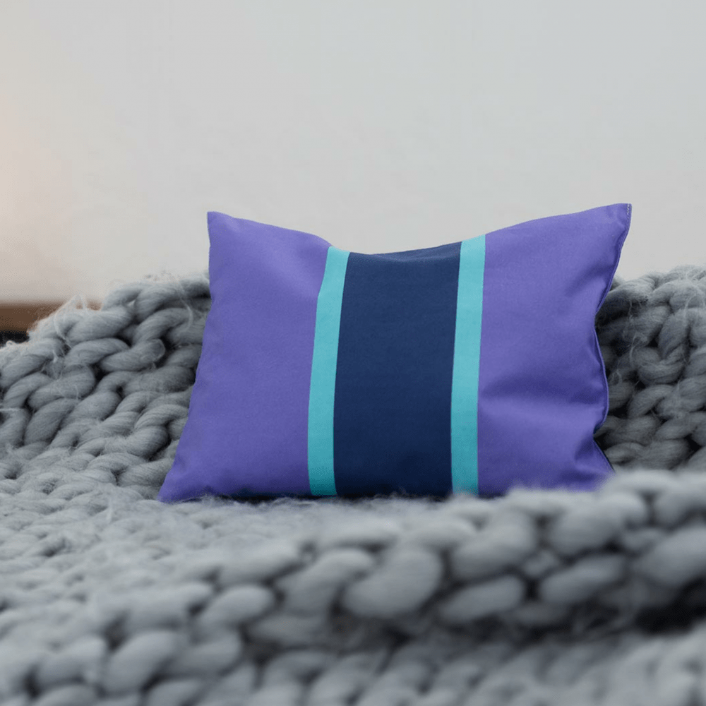 lilac and purple small accent pillow filled with lavender