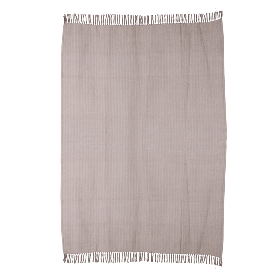 hkliving usa throw blanket in taupe